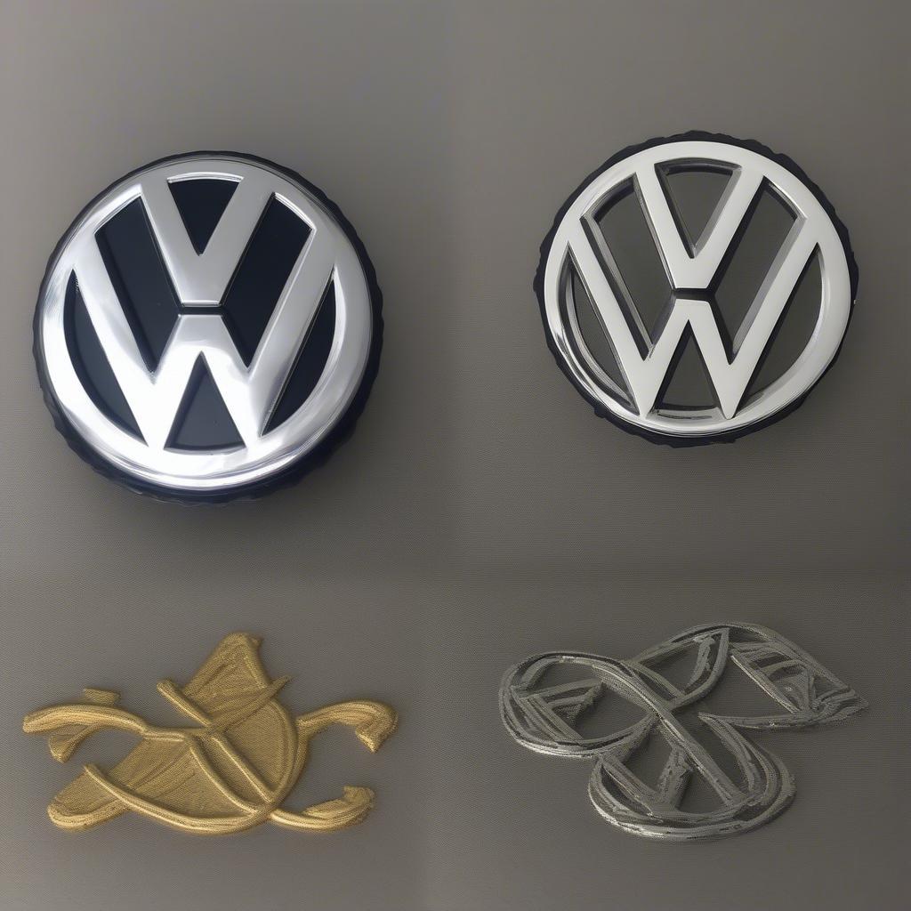 VW Embleme als Ersatzteile: Original vs. Nachbau