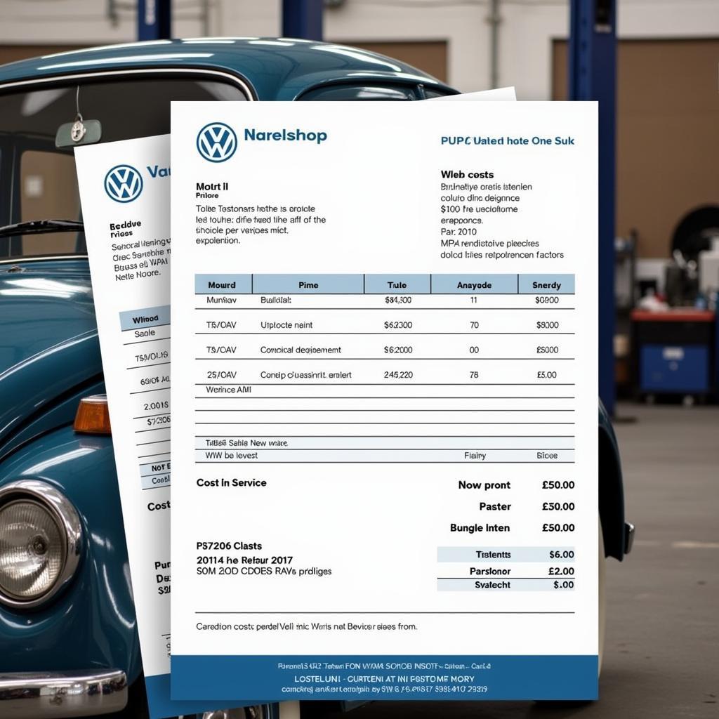 Transparente Kosten in der VW Käfer Werkstatt