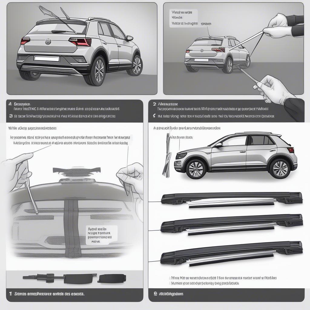 VW T-Roc Scheibenwischer Wechsel Anleitung