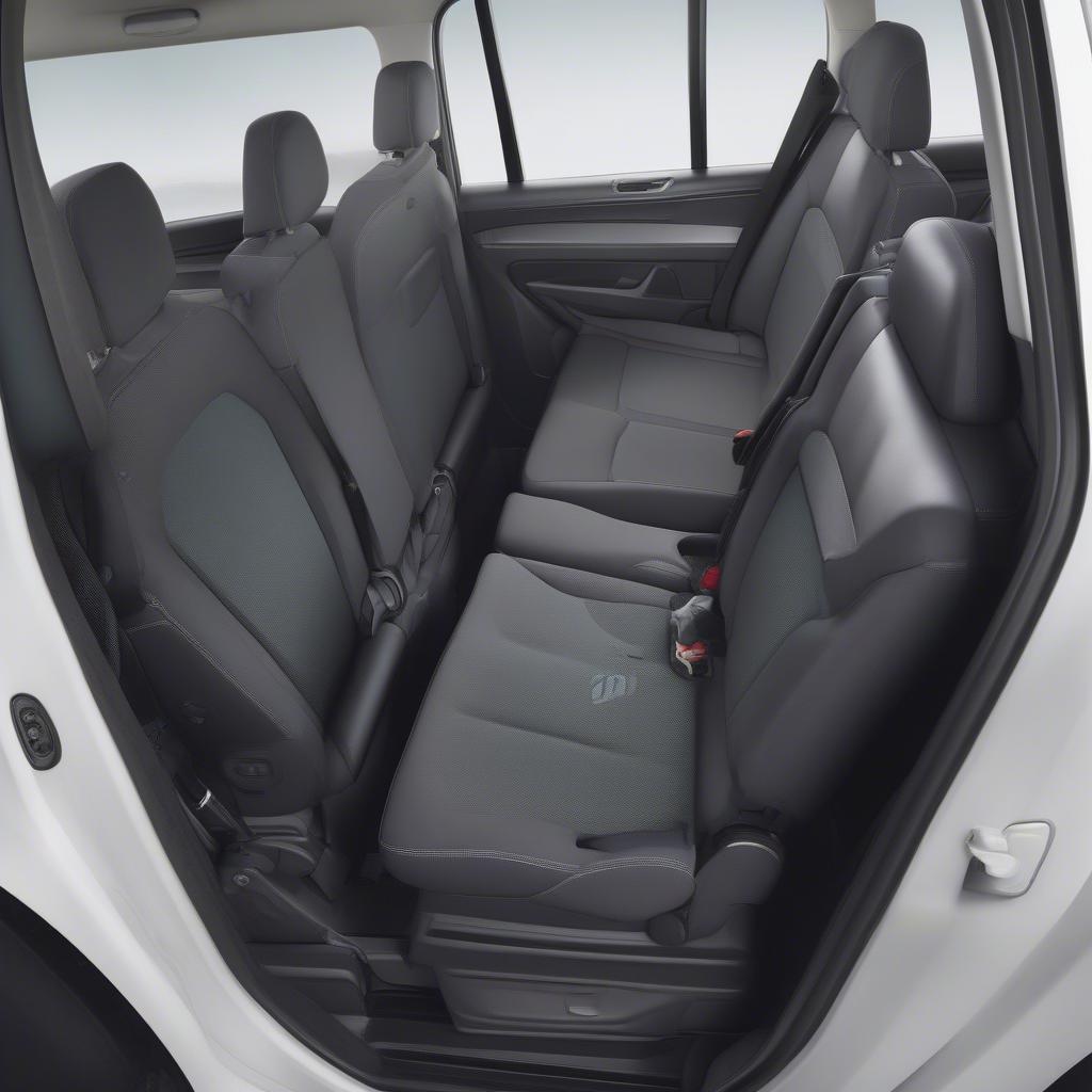 Isofix Befestigungspunkte im VW Touran 3