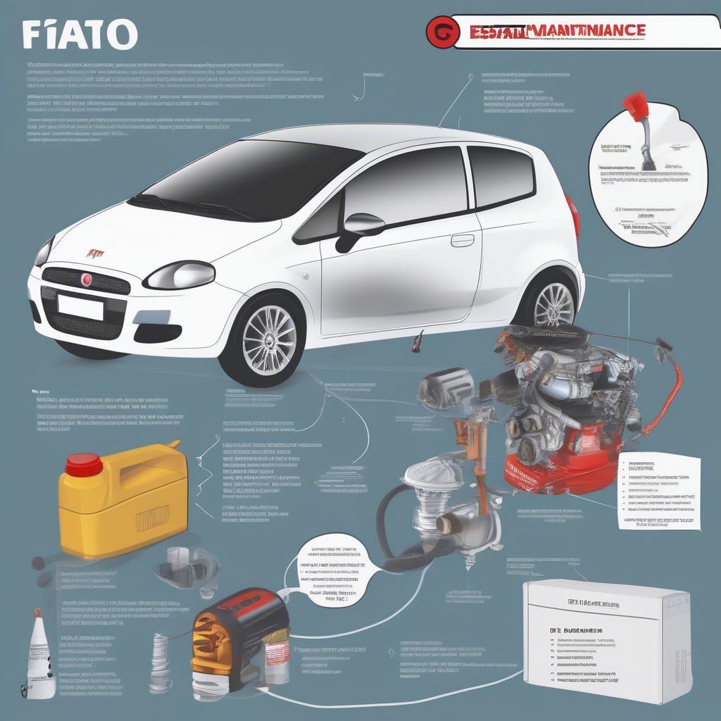 Wartung des Fiat Punto 188