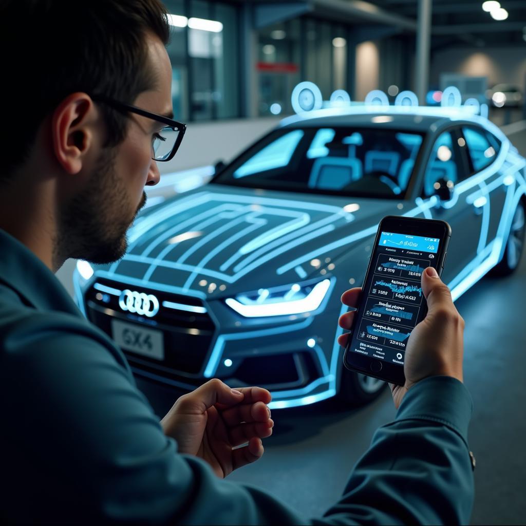 Futuristic mobile diagnostics for Audi A7