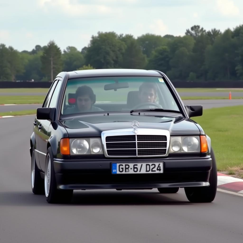 Mercedes-Benz 190E Evo I auf der Rennstrecke