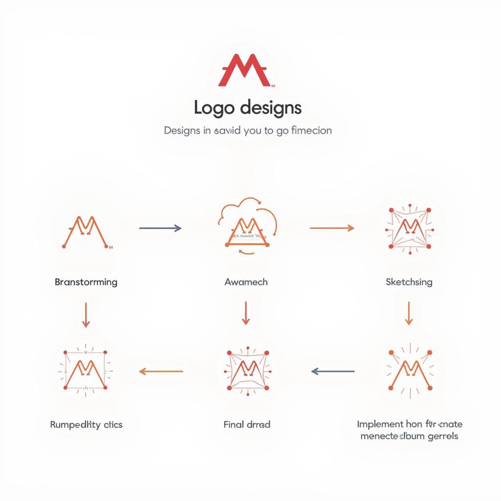 Der Entwicklungsprozess eines A M Logos