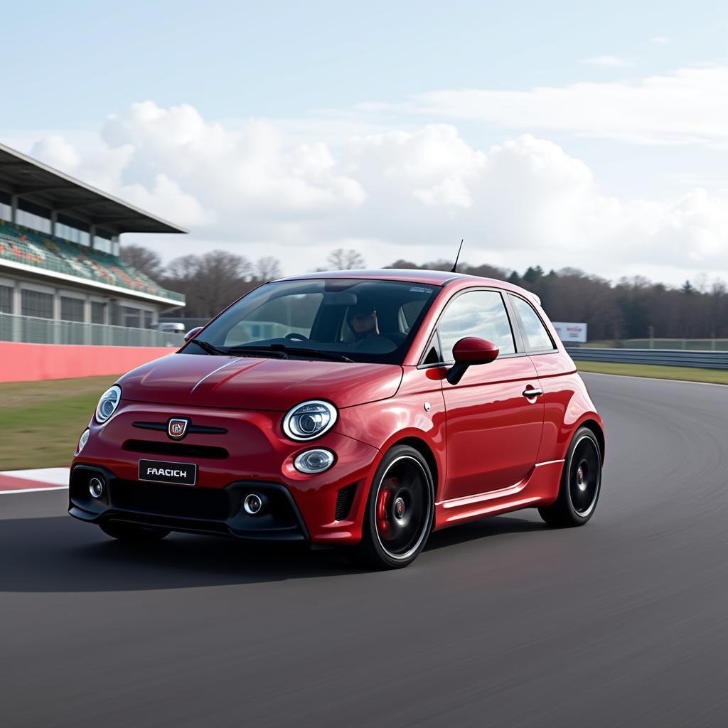 Abarth Competizione auf der Rennstrecke:  Dynamik und Performance in Aktion