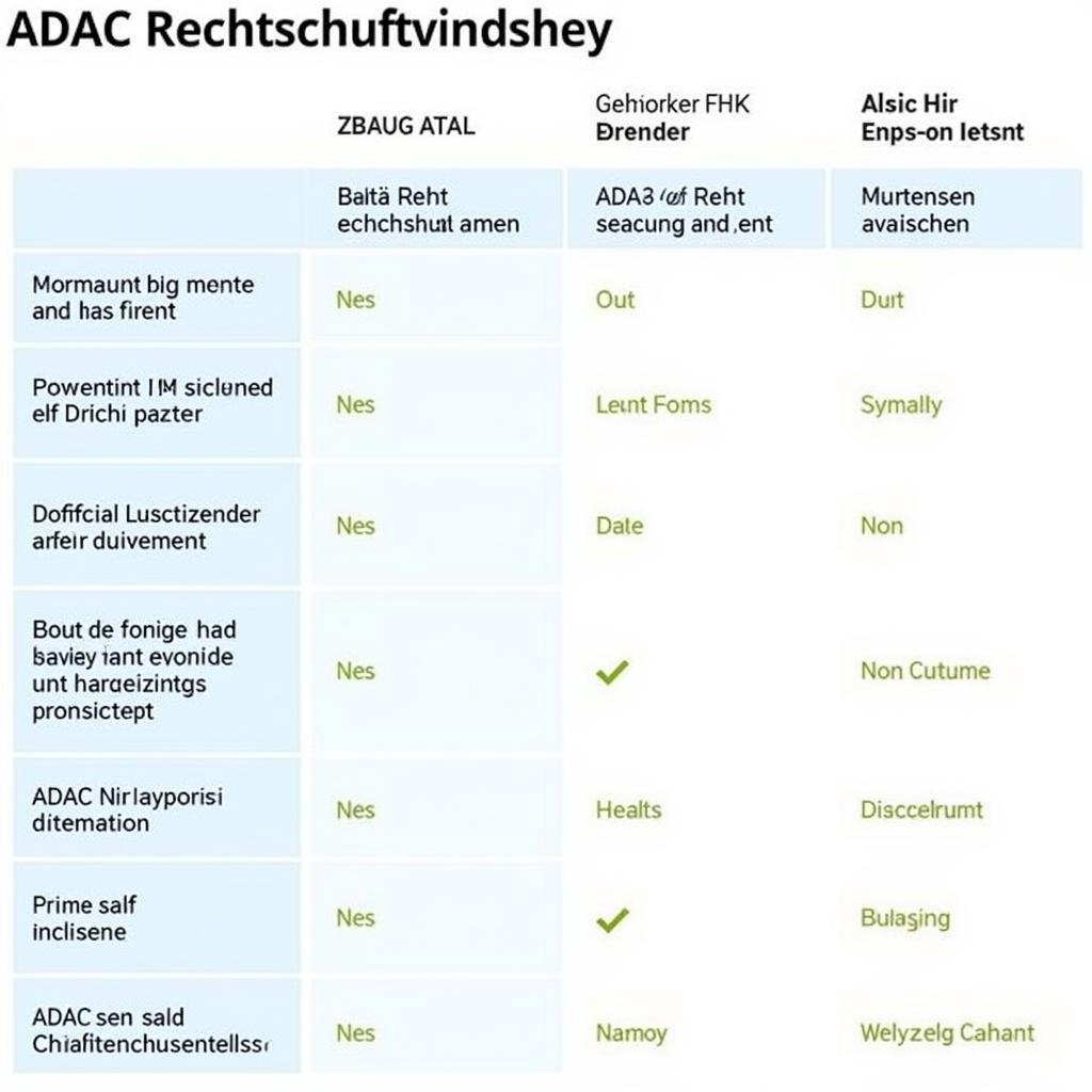 ADAC Rechtsschutzversicherung Tarif Vergleich