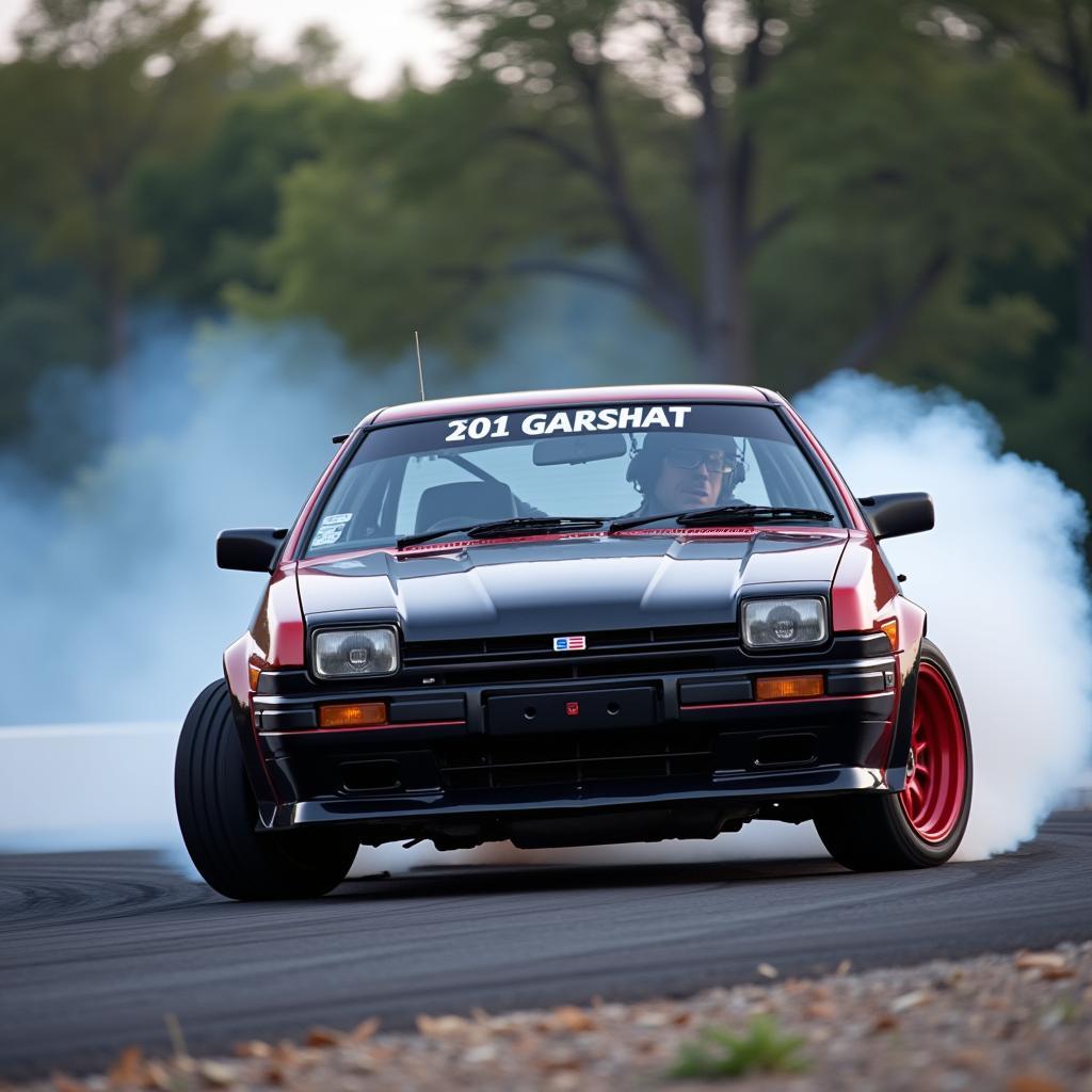 Actionreicher Drift des AE86 Initial D