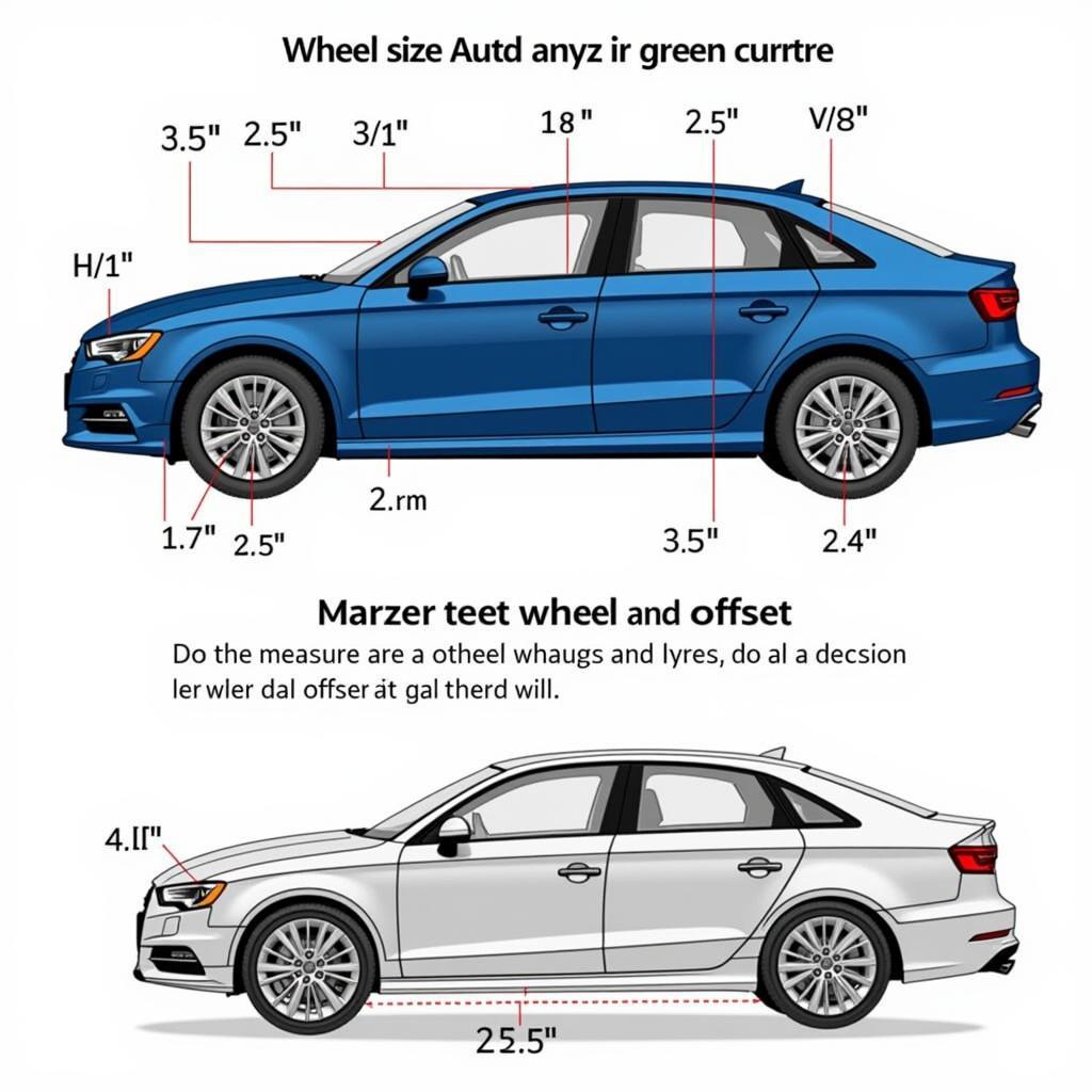 Alufelgen Größe und Einpresstiefe am Audi A3