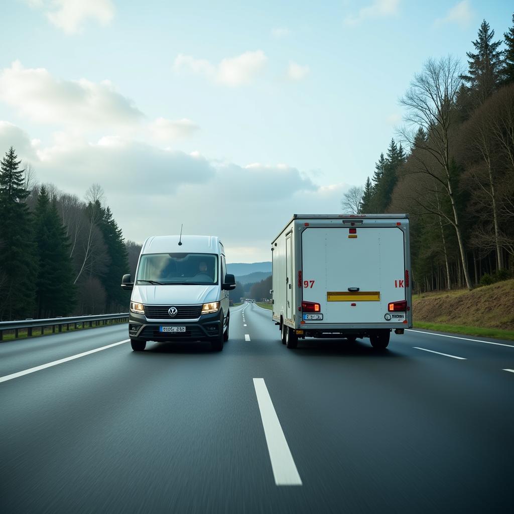 Anhänger 100km/h Autobahn