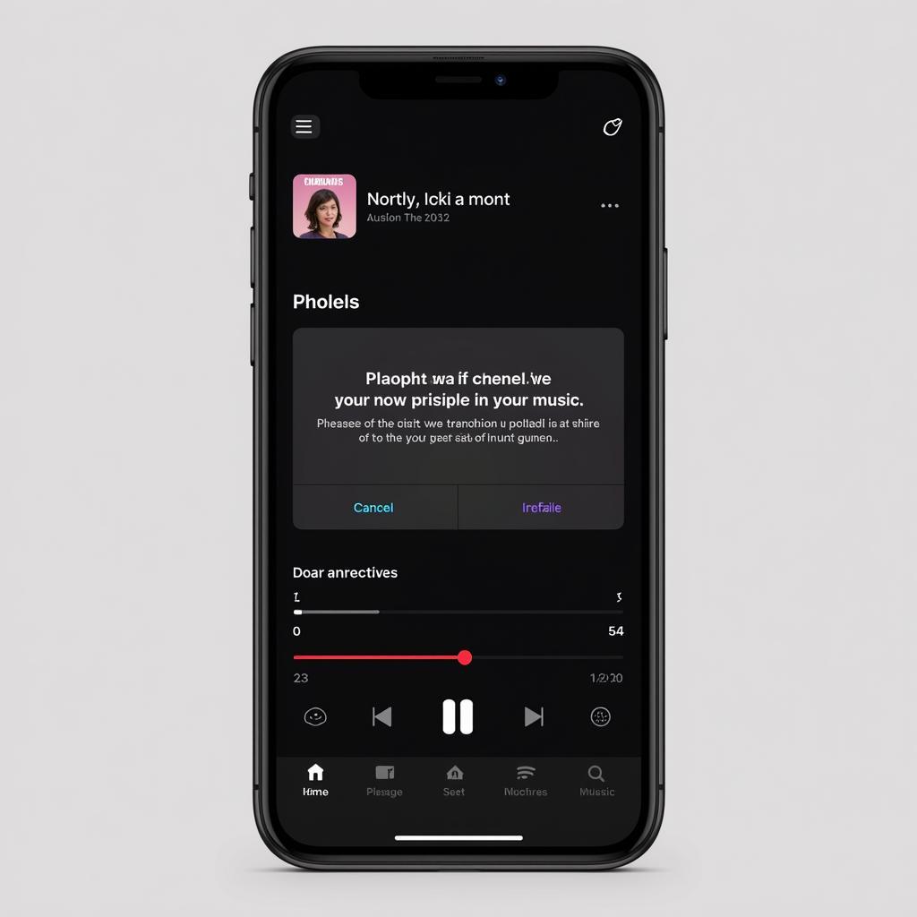 Apple Music Störung auf einem iPhone