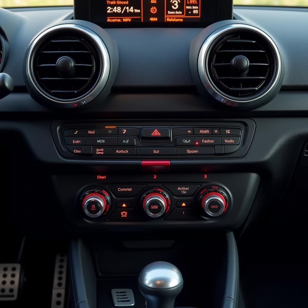 Bedienung des Audi A3 Radios