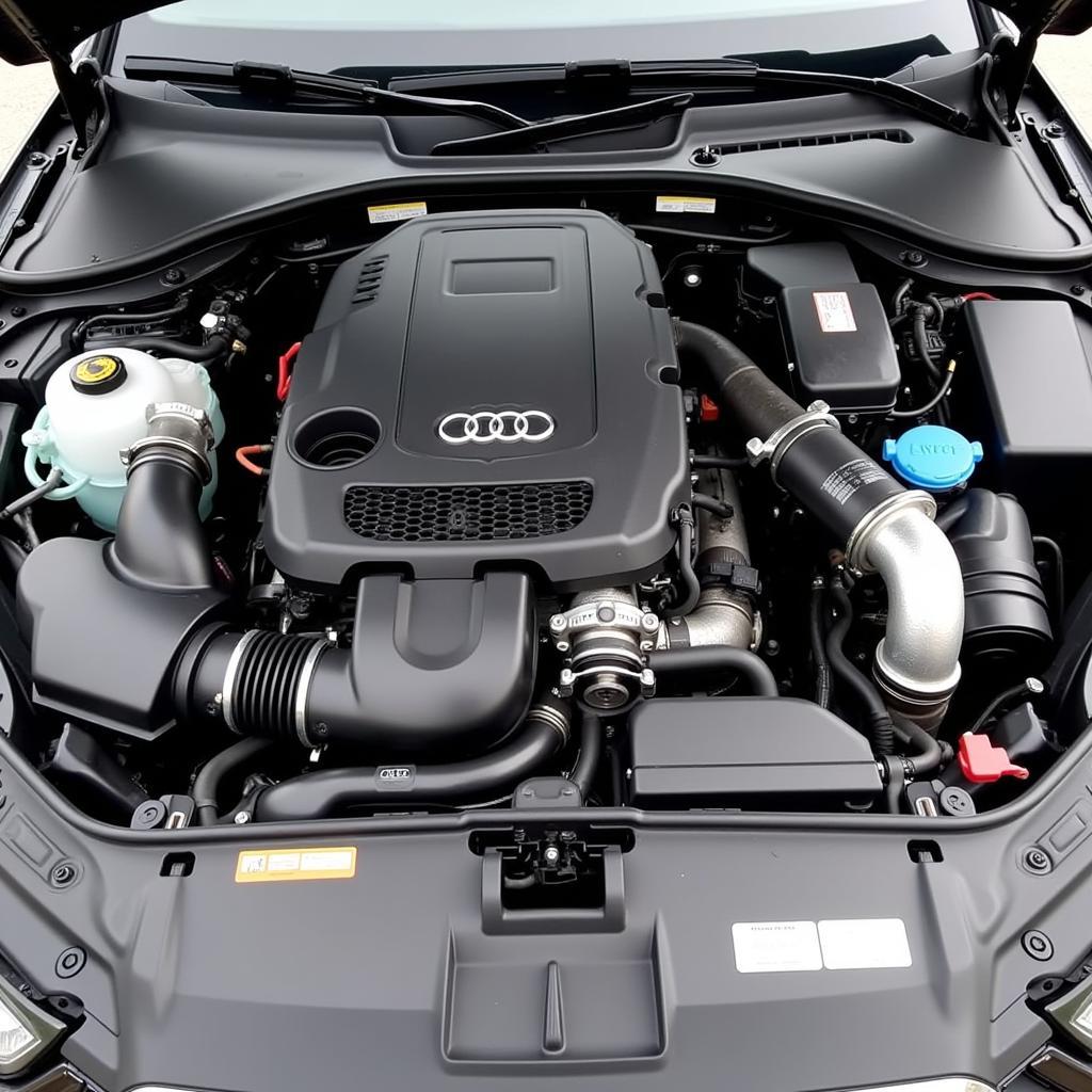 Audi A4 B8 2.0 TDI Motorraum