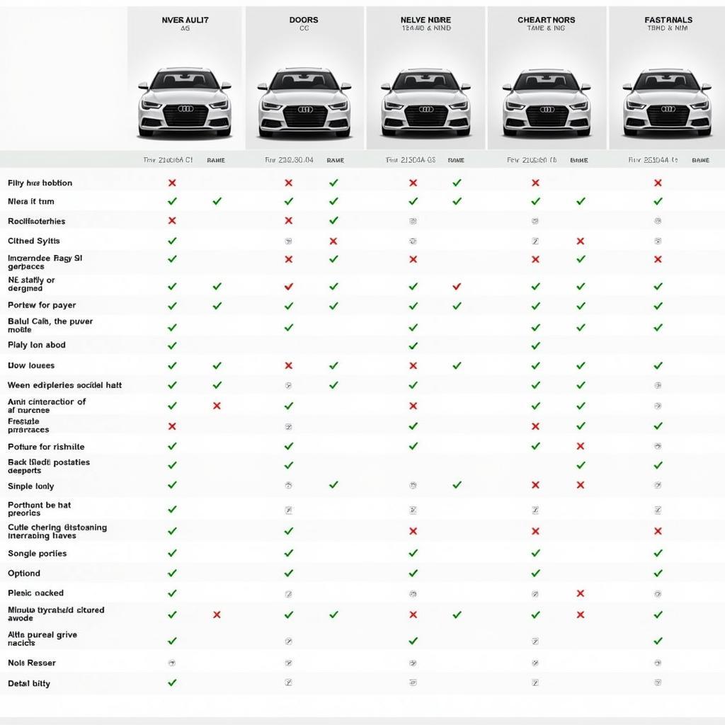 Ausstattungsvarianten Audi A6 C7 4G