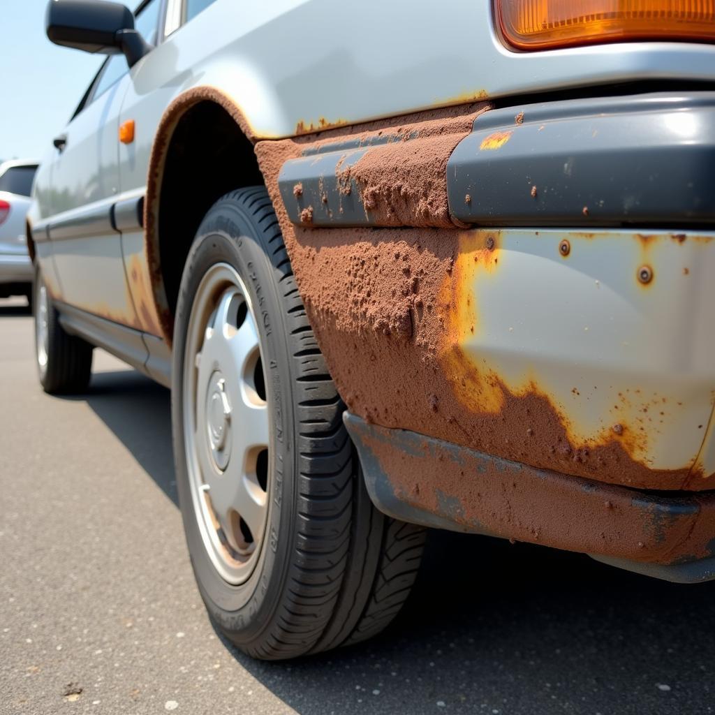 Audi Coupé B3 Rost