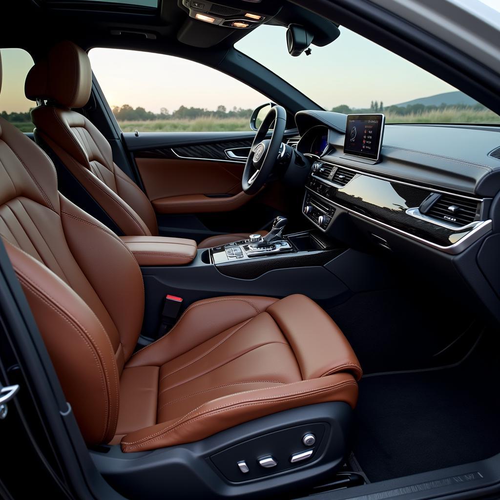 Luxuriöses Interieur des Audi S8