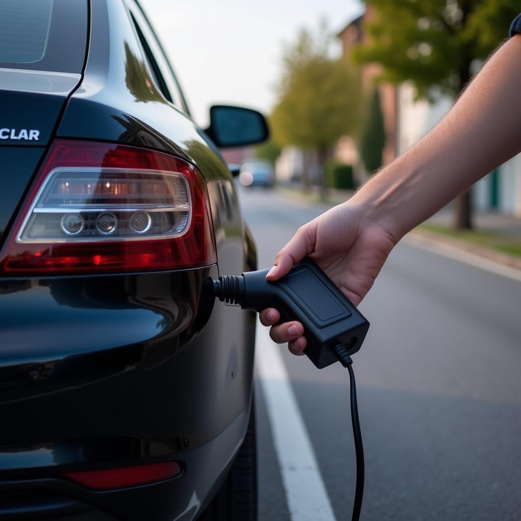 Auto Elspass Anschluss an OBD-Schnittstelle in Moers