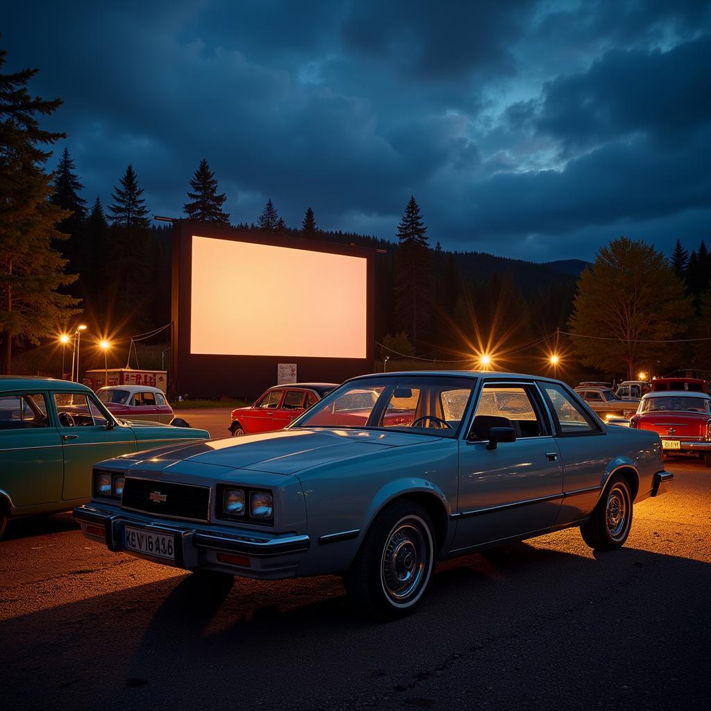 Auto Präsentation Autokino Automarkt