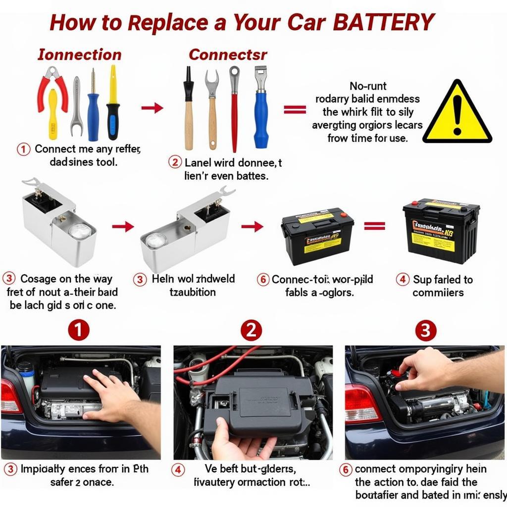 Anleitung zum Wechseln einer Autobatterie