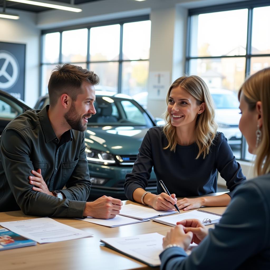 Finanzierungsberatung im Autohaus Range Fritzlar VW