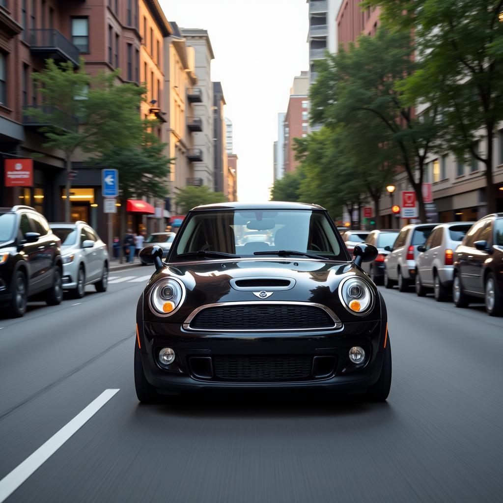 Automatic Mini im Stadtverkehr