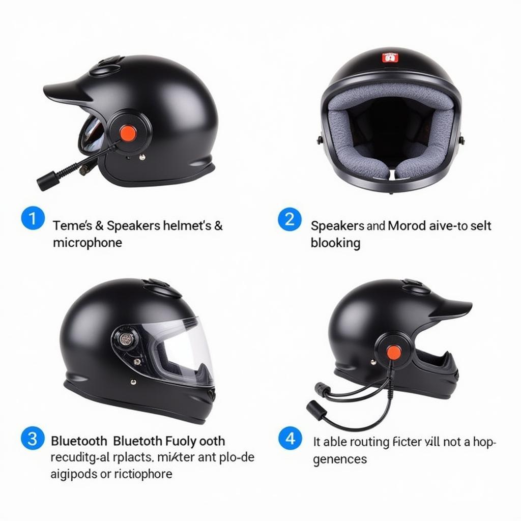 Installation von Bluetooth Kopfhörern im Motorradhelm