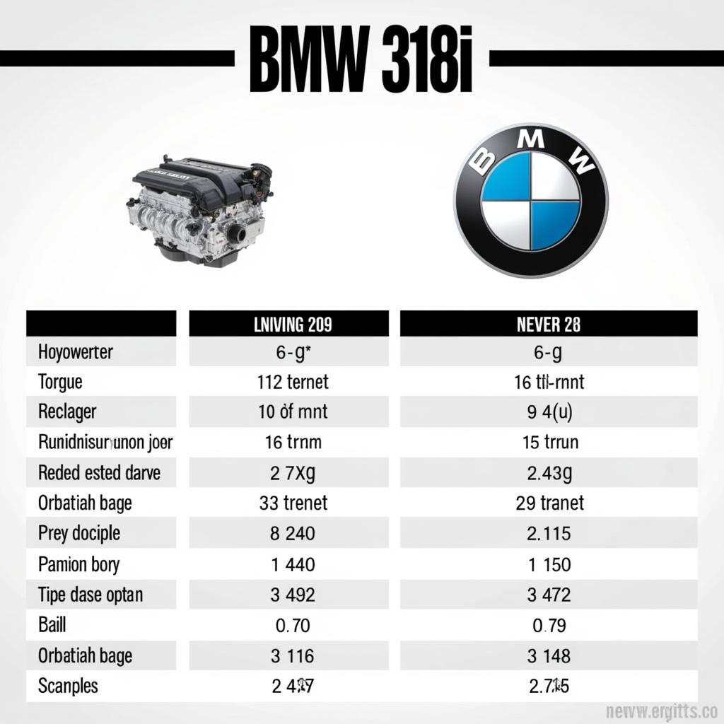 Vergleich der verschiedenen Motoren des BMW 318i