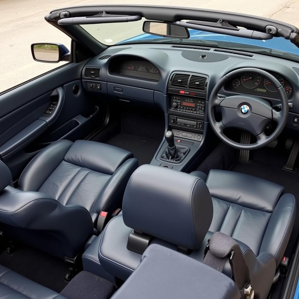 Innenausstattung eines BMW E36 328i Cabrio