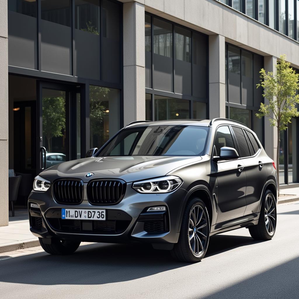 BMW iX3 Inspiring: Außenansicht des vollelektrischen SUVs