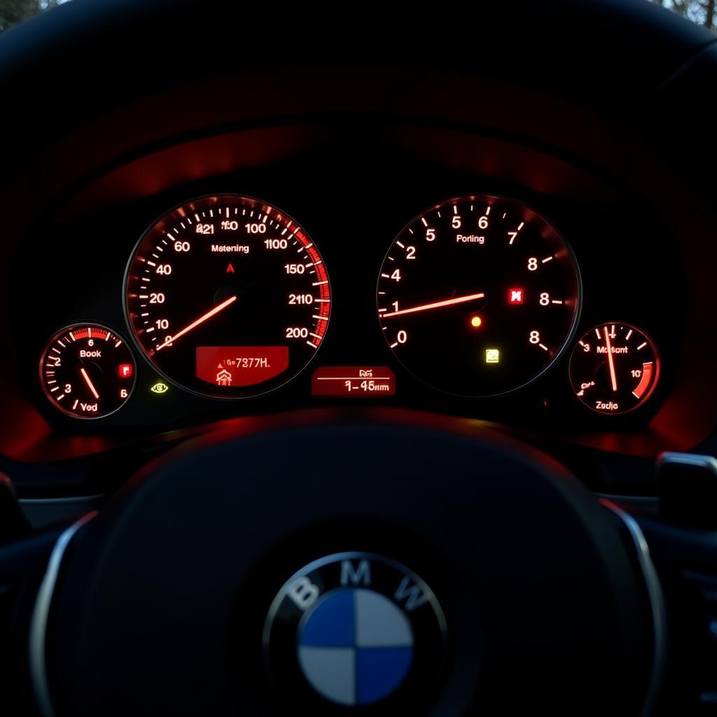 BMW Kontrollleuchten im Dashboard