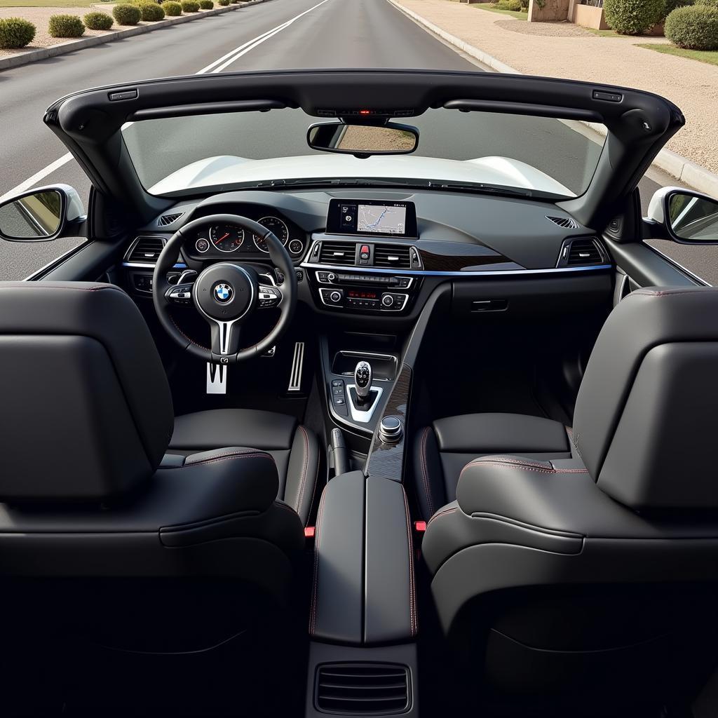 BMW M4 F83 Cabrio Interieur