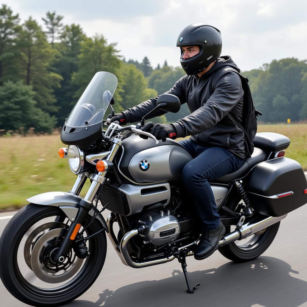 Probefahrt einer gebrauchten BMW Motorrad