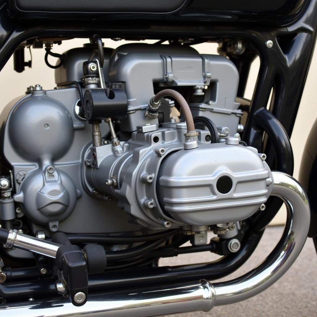 Detailansicht des BMW R 60 Motors