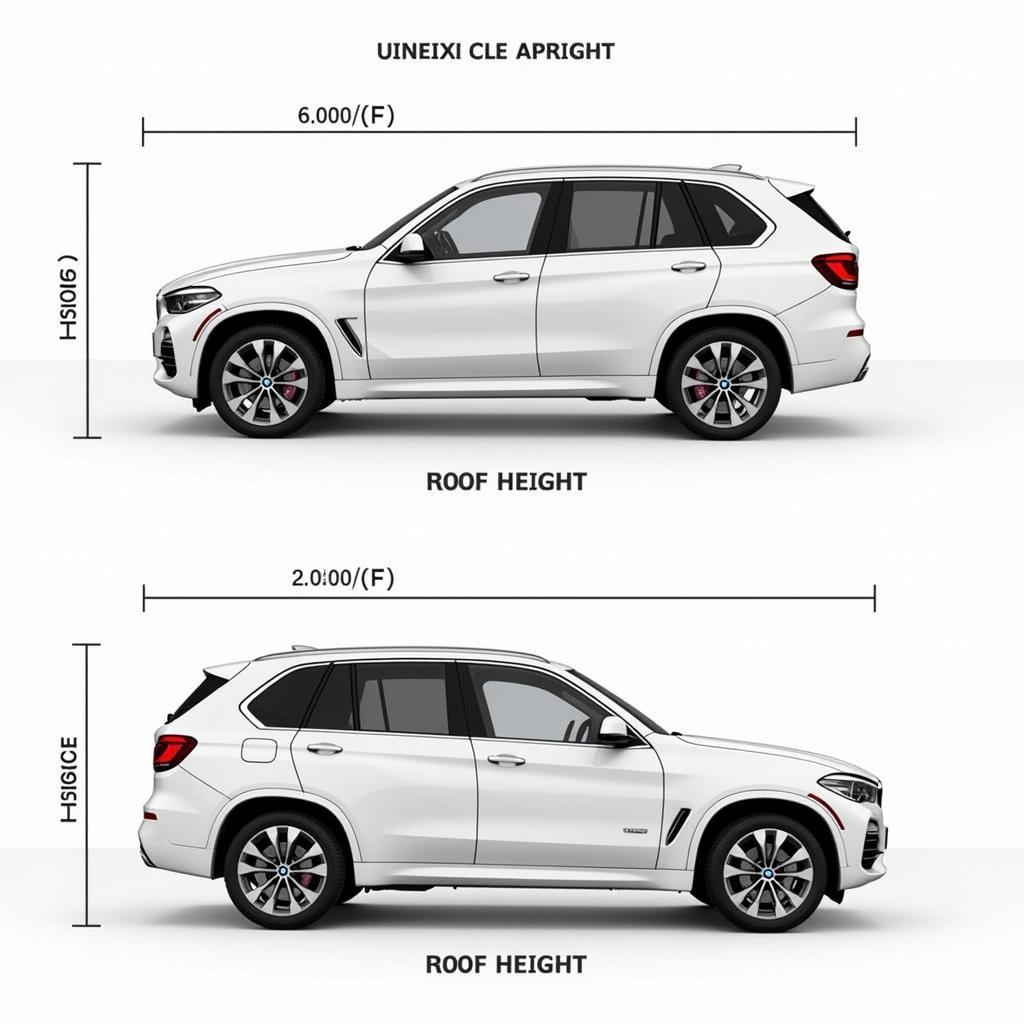 Maße der BMW X5 Höhe