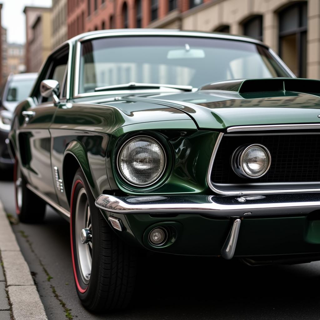 Ford Mustang Bullitt in Dark Highland Green