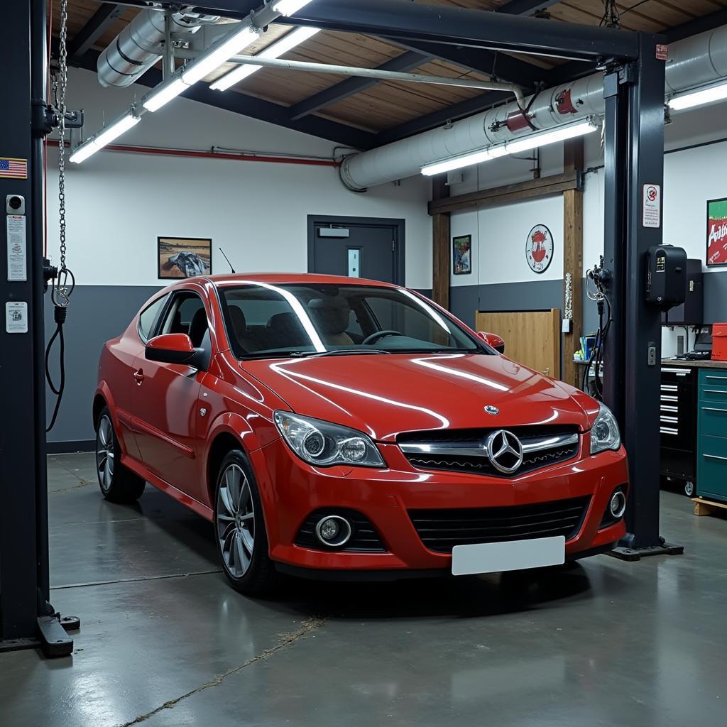 C207 Coupé Check in der Werkstatt:  Professionelle Überprüfung vor dem Kauf.