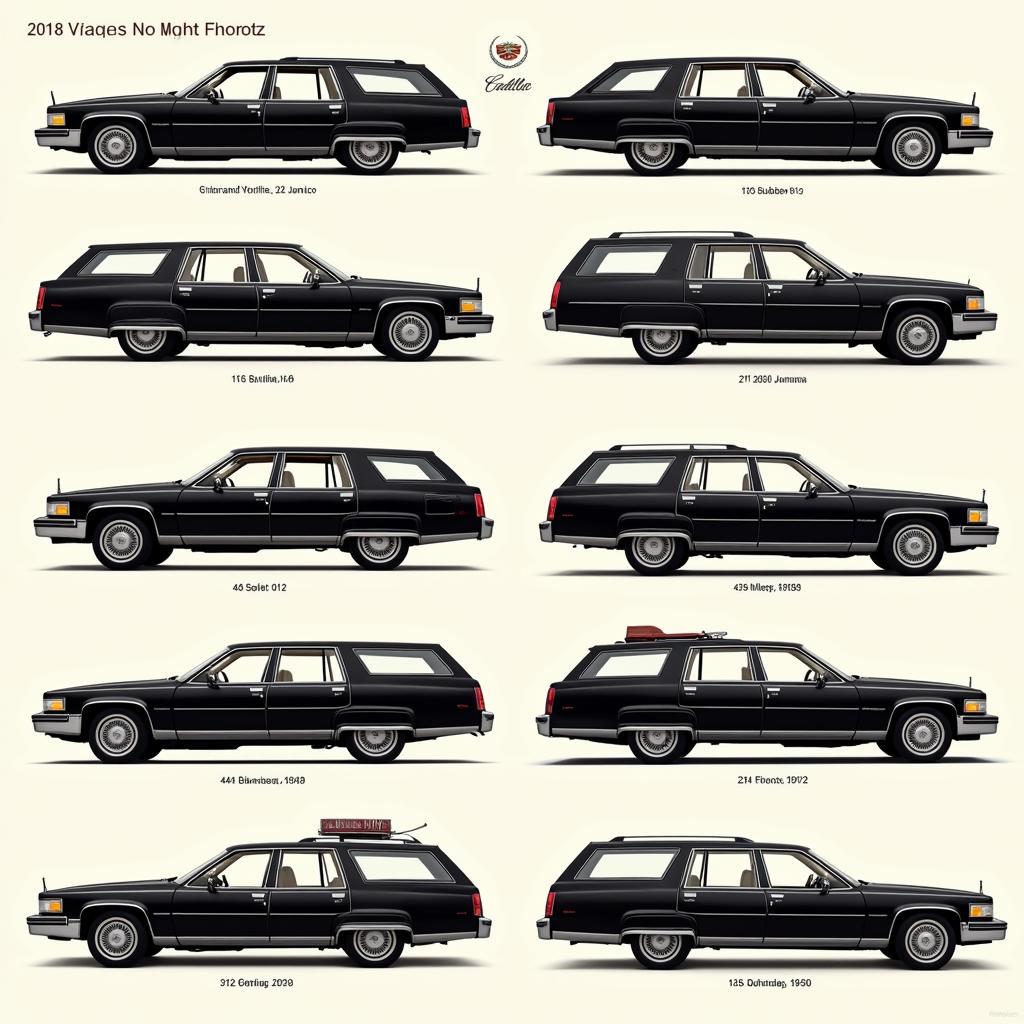 Historische Cadillac Sportwagen Modelle