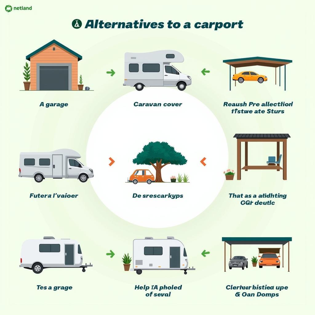 Alternativen zum Carport Wohnwagen: Garage, Abdeckung, Stellplatz