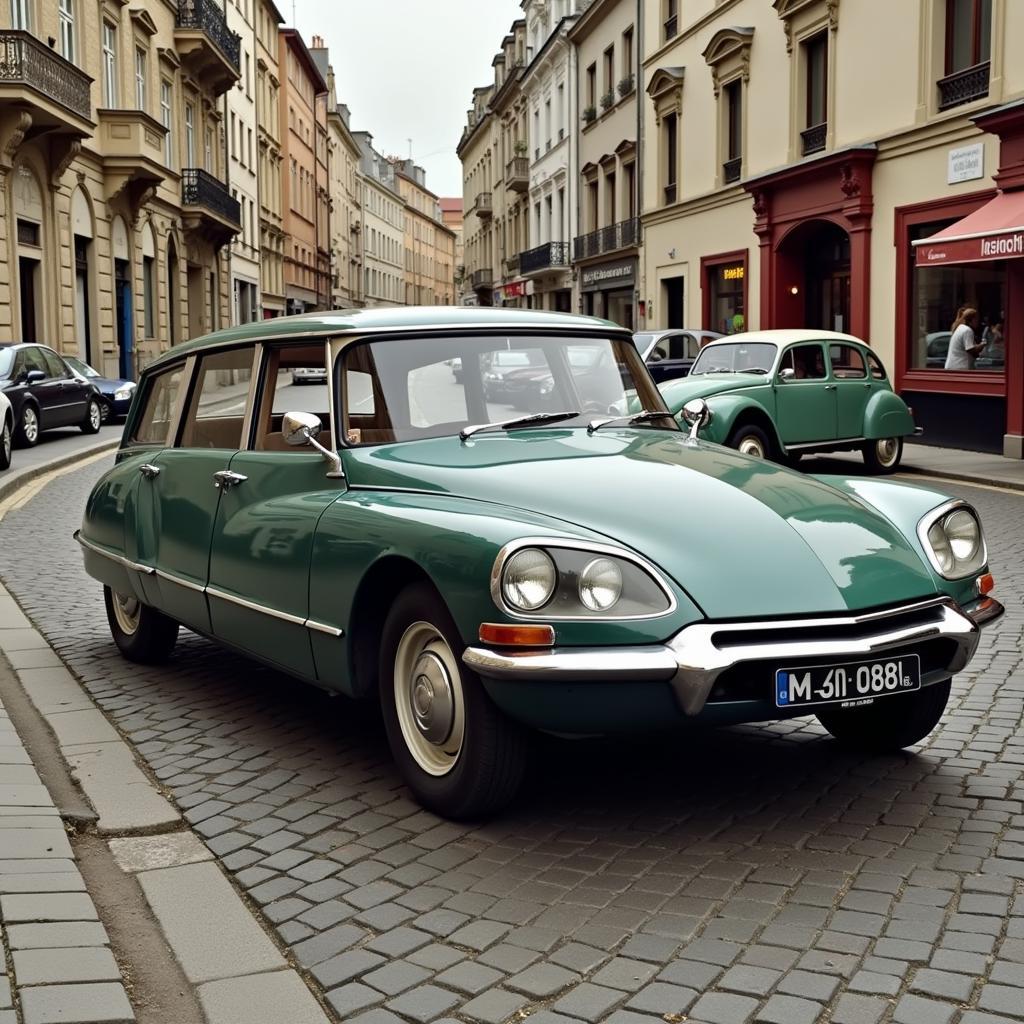 Historische Aufnahme eines Citroën DS Break