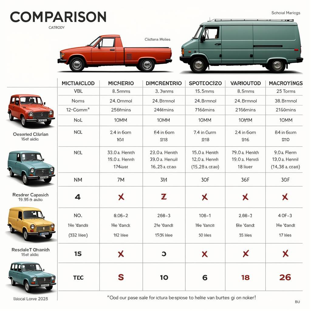 Vergleich verschiedener Citroën Kastenwagen Modelle