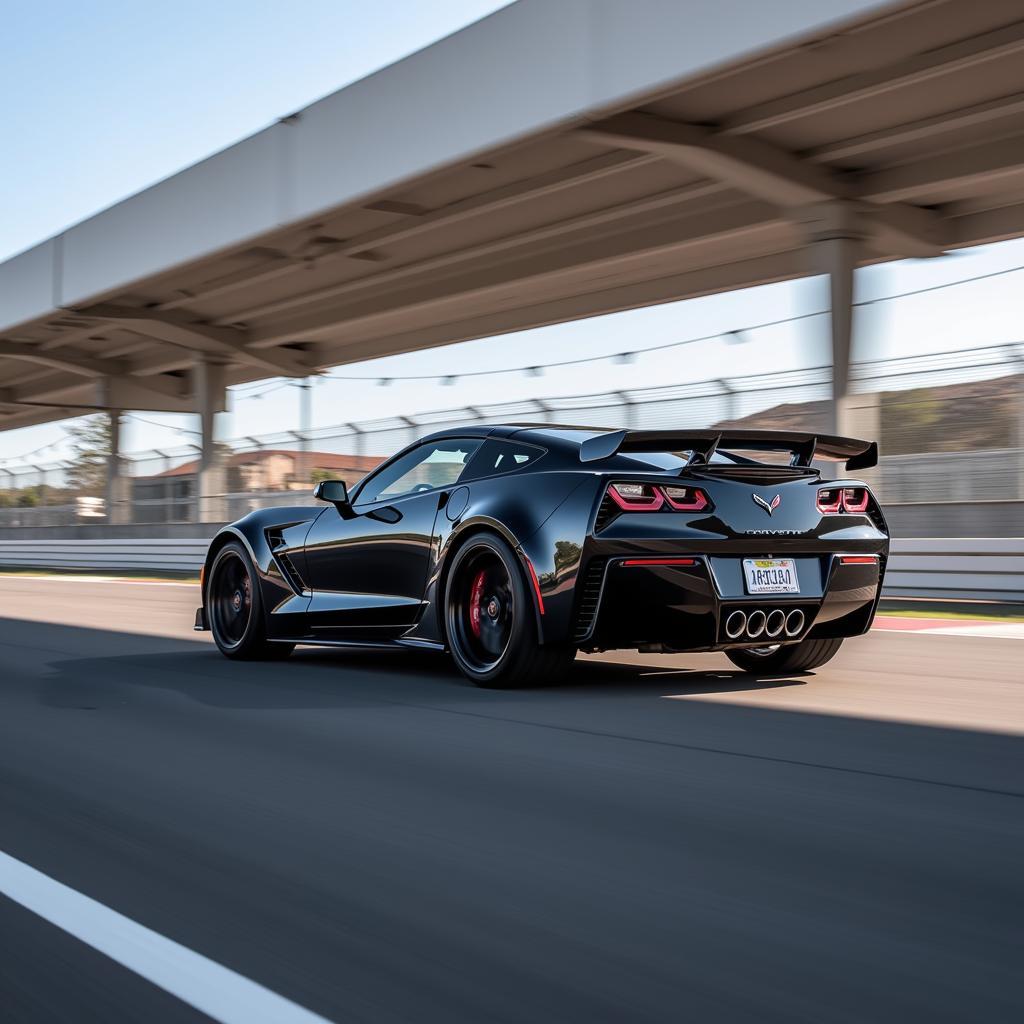 Corvette ZR1 auf der Rennstrecke