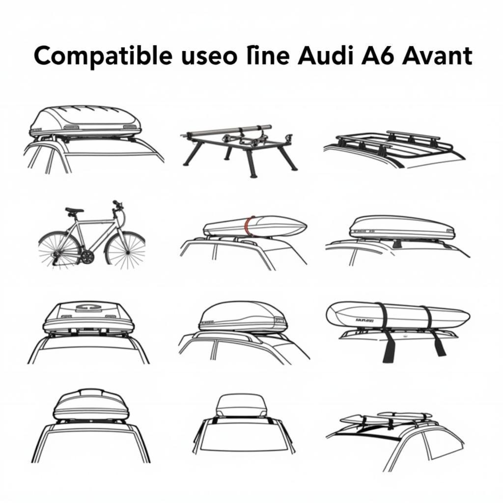 Dachträger Zubehör für den Audi A6 Avant