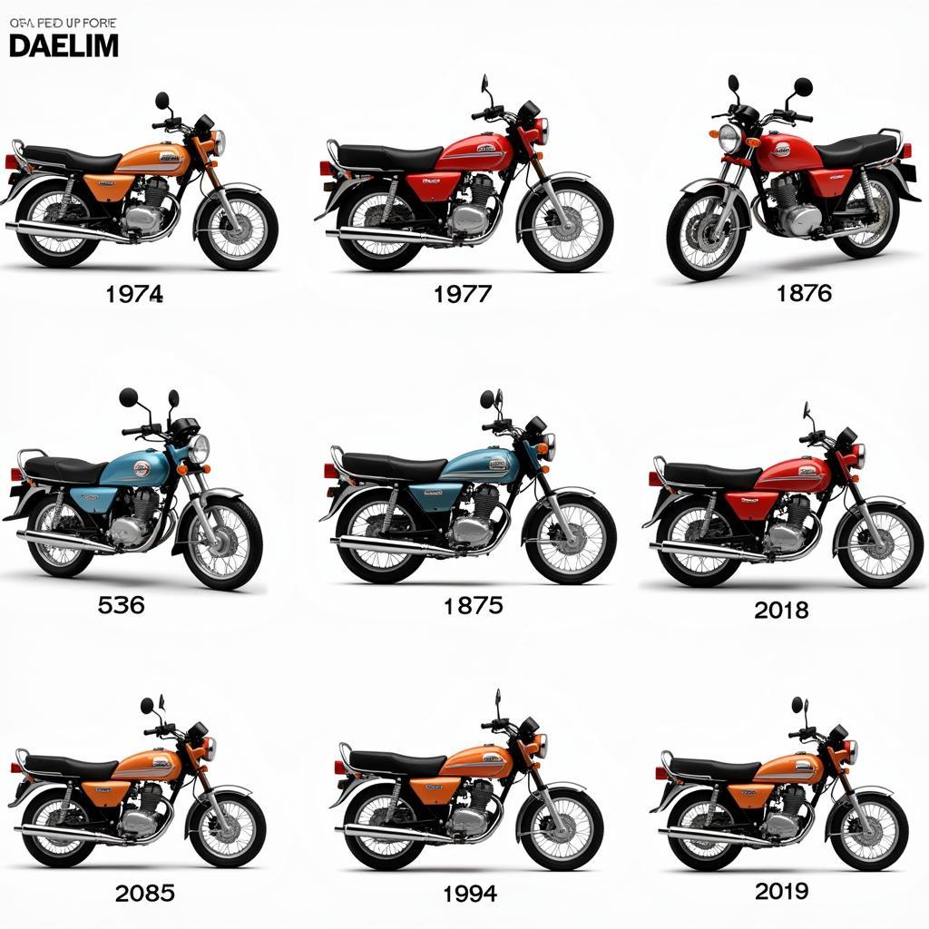 Geschichte von Daelim Motorrad