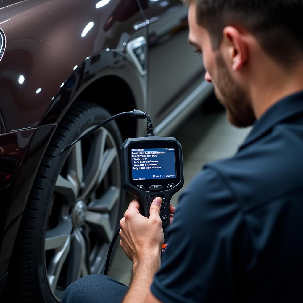 Diagnose Symbol CA Fehler mit OBD2 Scanner