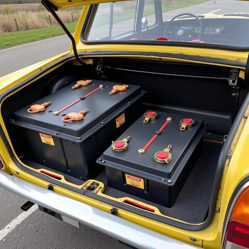 Elektro Trabi Batterie Integration