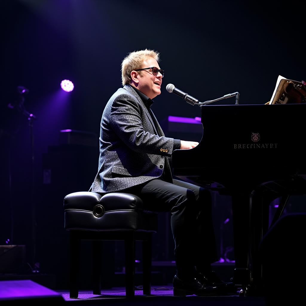 Elton John bei einem Live-Auftritt