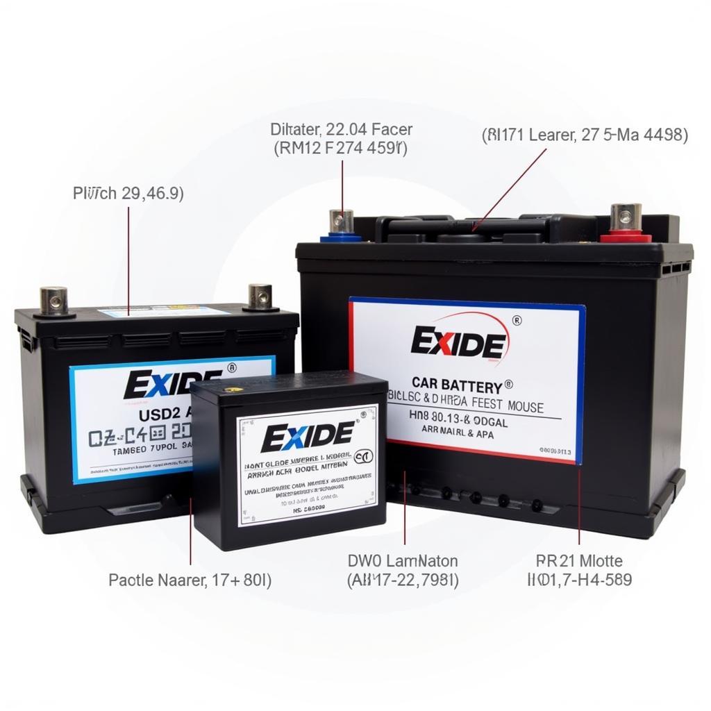 Exide Autobatterie Modelle im Vergleich