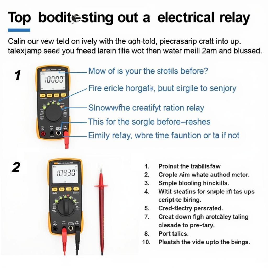 Fehlersuche bei einem elektrischen Relais