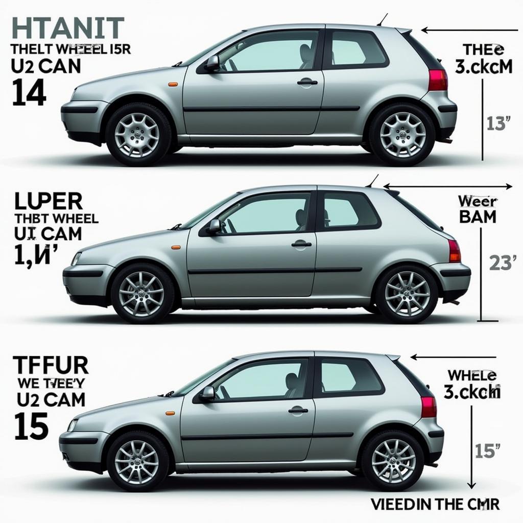 VW Lupo Felgengrößen Vergleich