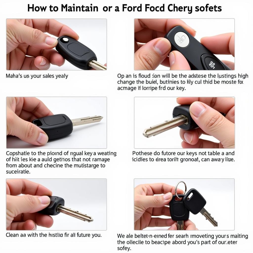 Pflegetipps für den Ford Focus Schlüssel