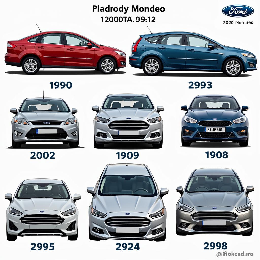 Ford Mondeo Modellübersicht: Ein Überblick über die verschiedenen Generationen und Karosserievarianten des Ford Mondeo.